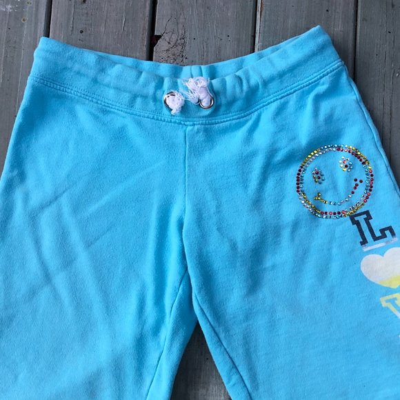 Flowers by Zoe All Cotton Embellished Cropped Sweats - Picture 2 of 13